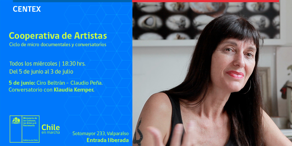 Ciclo de microdocumentales «Cooperativa de Artistas» / Sesión 1 – Centex –  Ministerio de las Culturas, las Artes y el Patrimonio