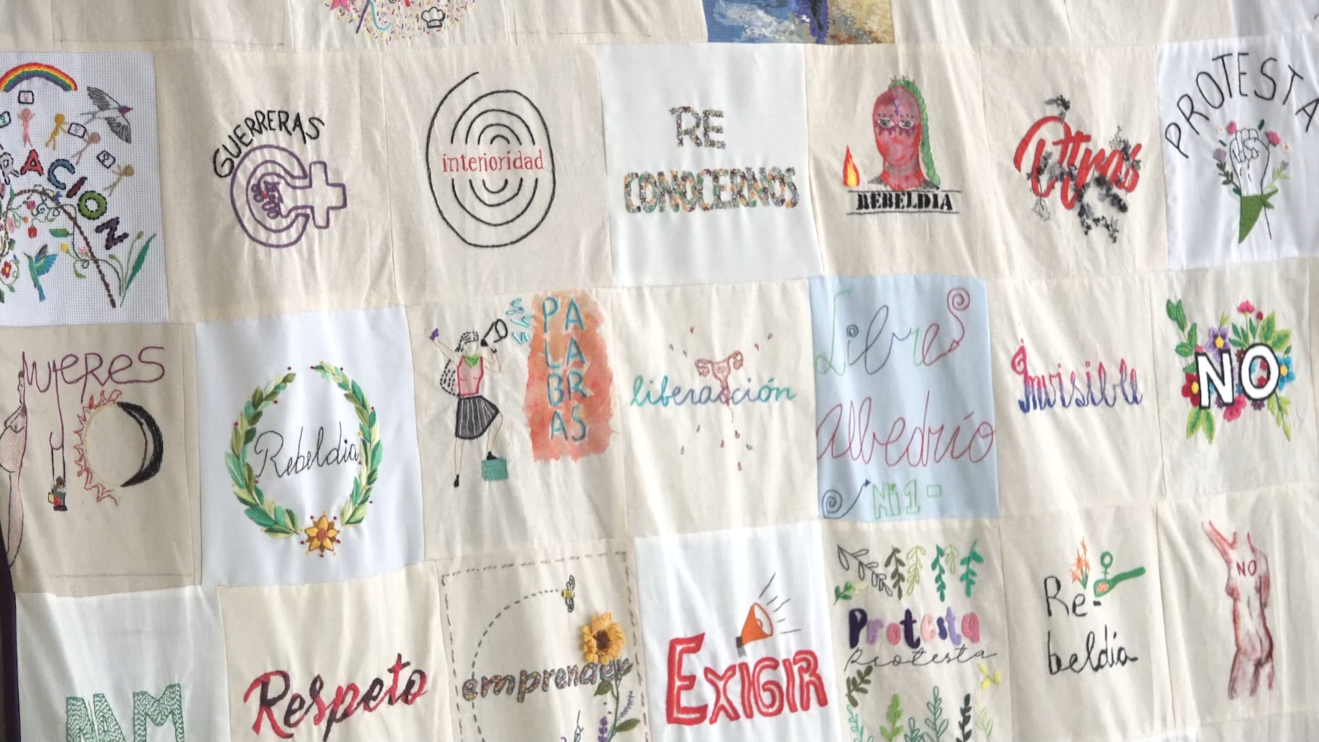 Centex acoge proyecto textil colectivo contra la violencia de género